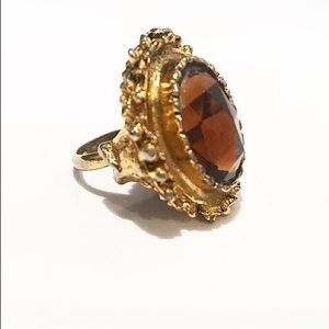Vintage Amber Ring